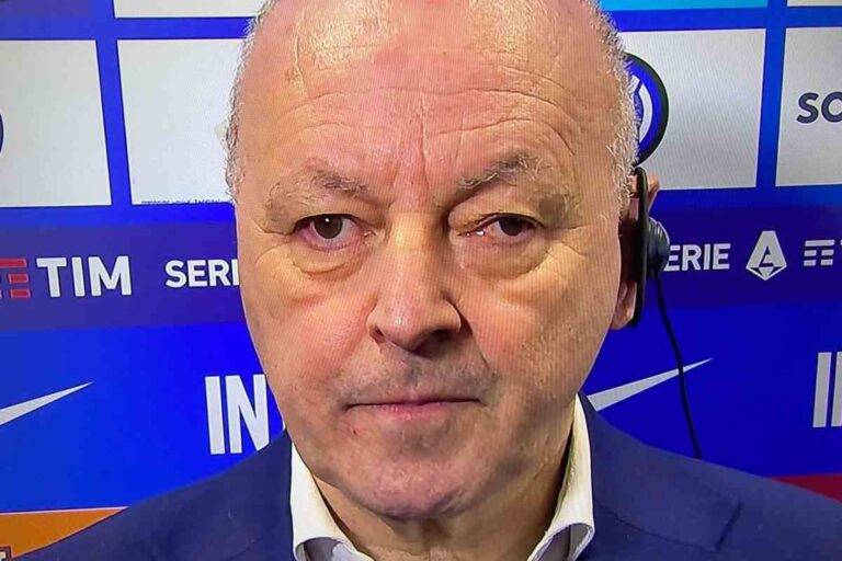 Marotta: “Gogna mediatica sproporzionata per Bastoni, ha sbagliato ma noi l’anno scorso abbiamo perso lo Scudetto per un errore riconosciuto…”