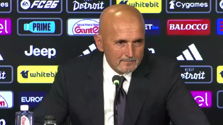 Juve, Spalletti in conferenza stampa: “Il Napoli ha difficoltà ma 10 su 11 erano titolari…”