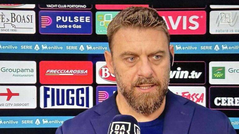 Genoa, De Rossi a Dazn: “Per qualsiasi arbitro al mondo sarebbe stato fallo…”