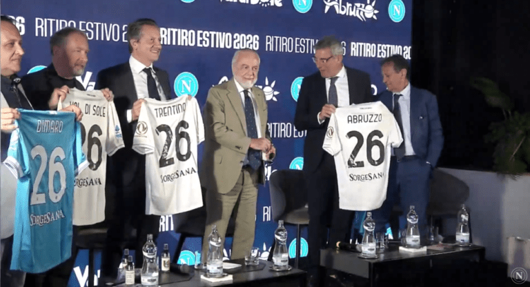 Conferenza stampa ritiro Dimaro e Castel di Sangro. ADL: “L’annuncio dell’allenatore quando le regole me lo permetteranno!”