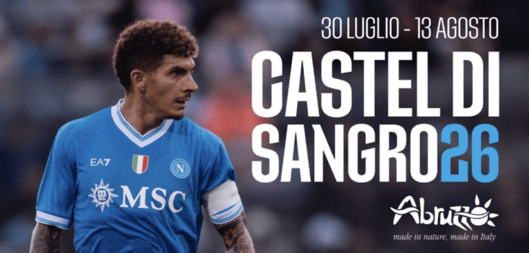 SSC Napoli ritiro Castel di Sangro 2026 – Slitta la partenza degli azzurri