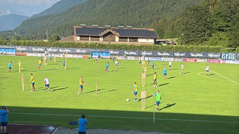 SSC Napoli ritiro Dimaro 2026 Day 1 – Prima partitina della stagione vincono i gialli 3-0
