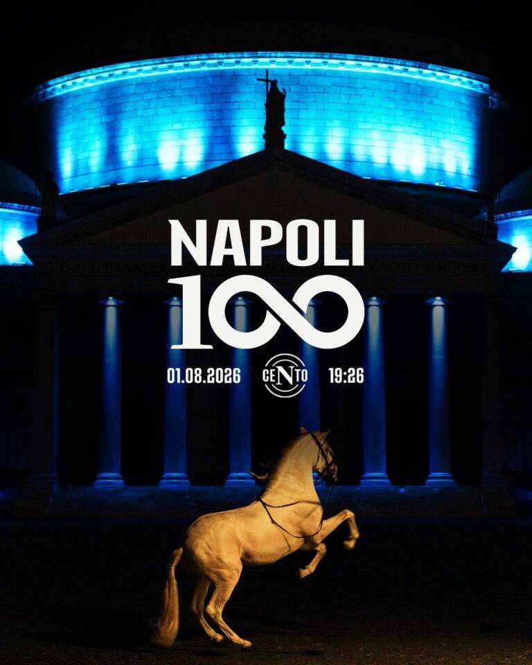 Centenario SSC Napoli – La festa inizierà il primo agosto alle 19:26 a Piazza Carità
