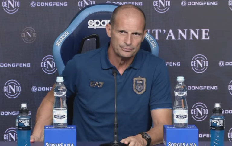 Allegri in conferenza stampa: “C’è curiosità. Domani partita difficile”