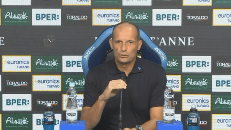 Allegri in conferenza stampa: “Anguissa si è allenato con la squadra, sarà convocato”