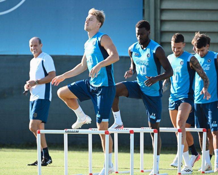 SSC Napoli Training Center – Anguissa ancora a parte
