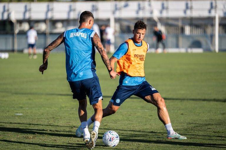 SSC Napoli Training Center – Tanti azzurri si allenano a parte